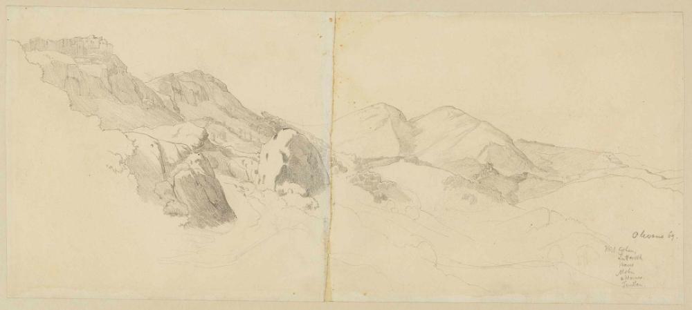 Edmund Friedrich Kanoldt - Berglandschaft bei Olevano