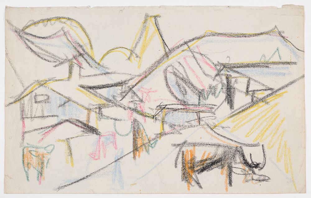 Ernst Ludwig Kirchner - Stafelalp mit Tinzenhorn
