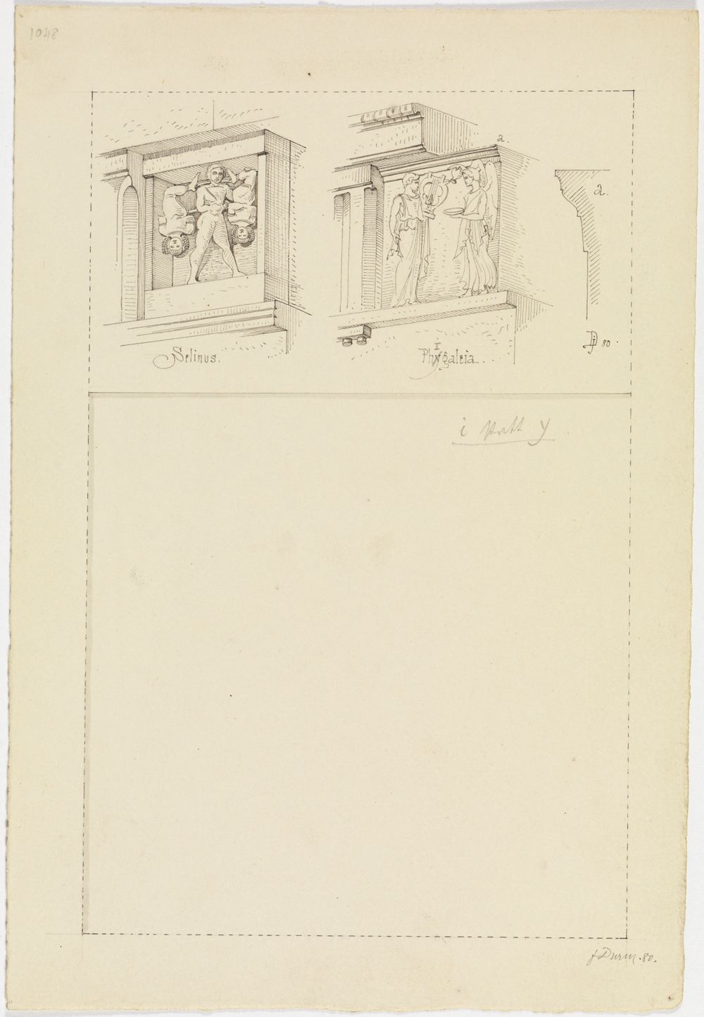 Josef Wilhelm Durm - Reliefs in Selinus und Phigaleia
