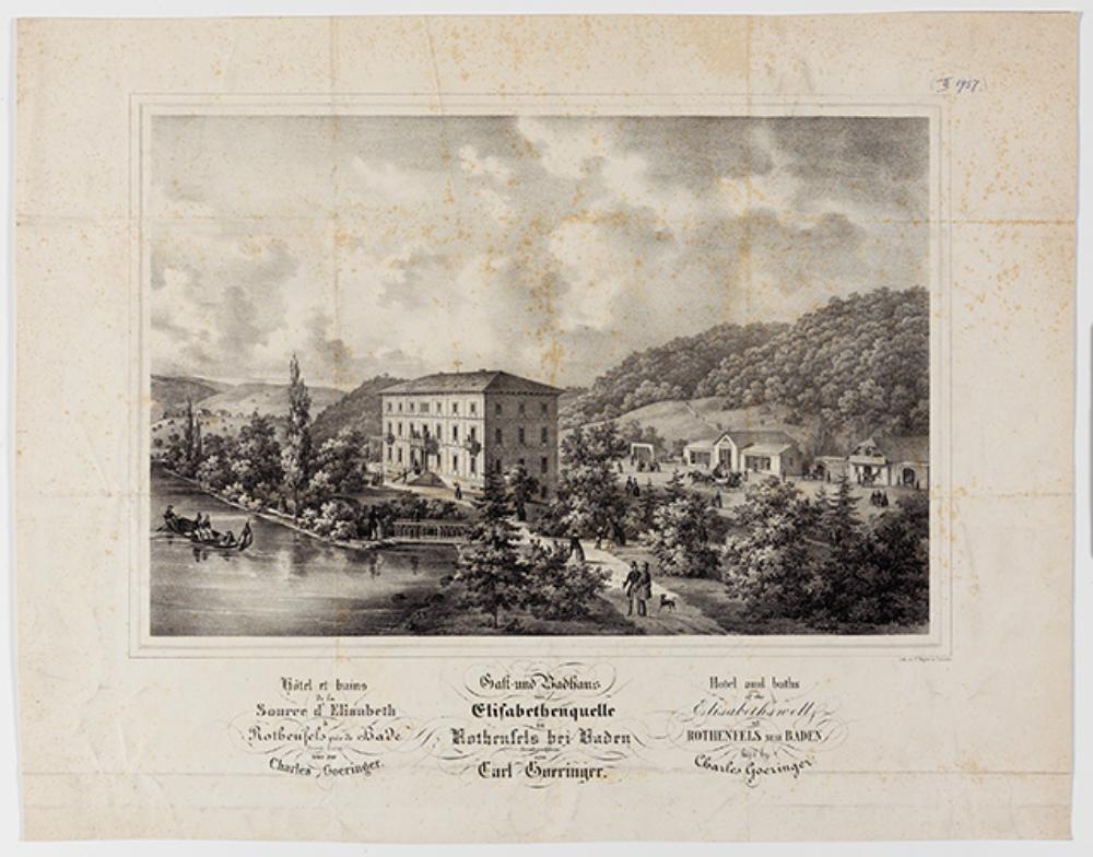 Peter Wagner (1795/1802) - Gast- und Badhaus Elisabethenquelle in Rothenfels bei Baden