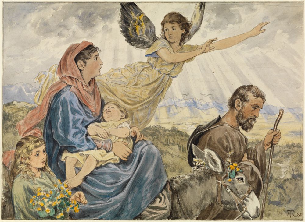 Hans Thoma - Flucht nach Ägypten