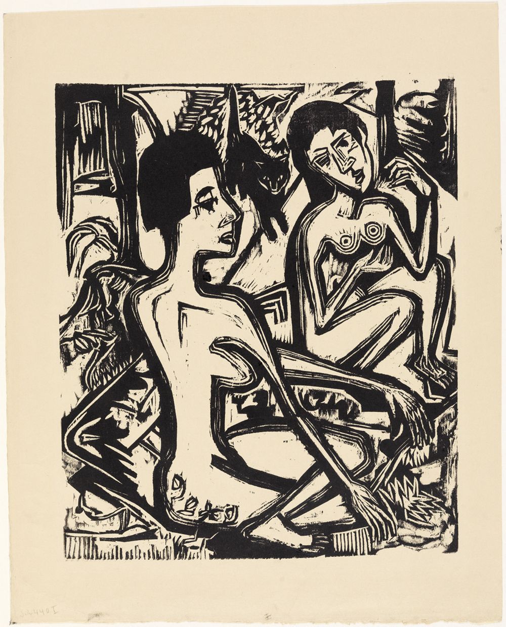 Ernst Ludwig Kirchner - Zwei nackte Frauen im Walde