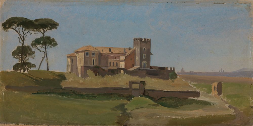 Edmund Friedrich Kanoldt - Motiv aus der römischen Campagna