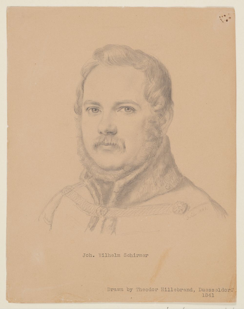 Theodor Hildebrandt - Porträt von Johann Wilhelm Schirmer