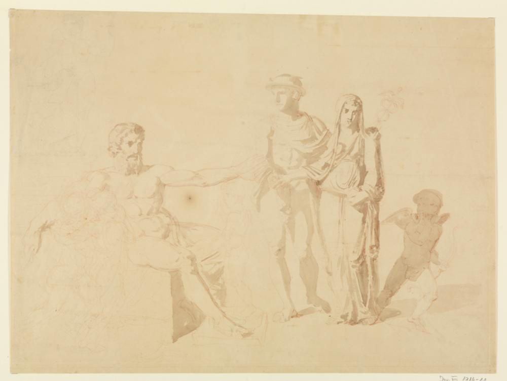 Feodor Iwanowitsch Kalmück - Hephaistos, dem Pandora von Hermes zugeführt wird