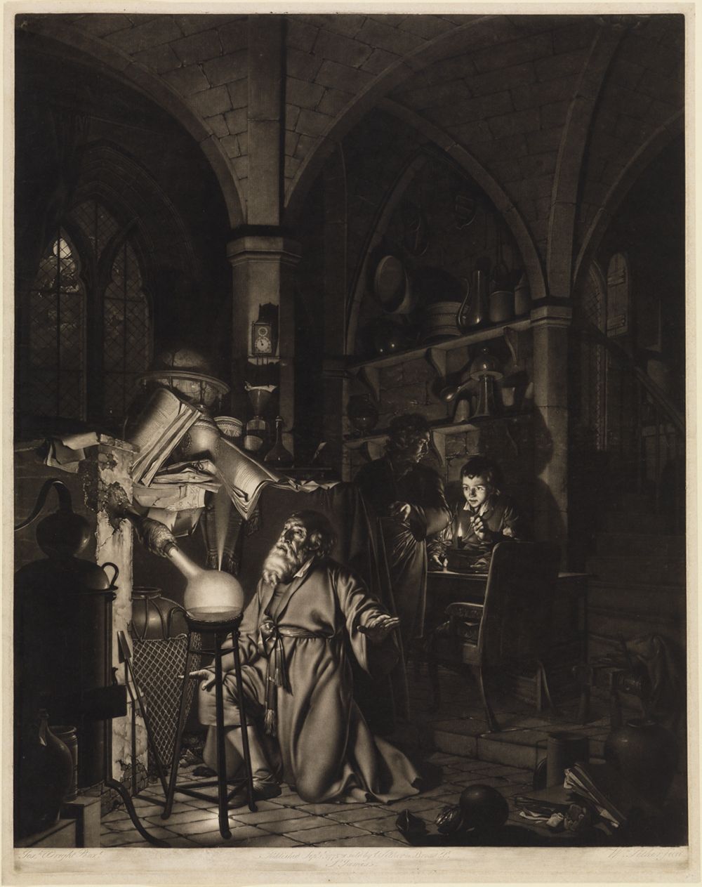 William Pether - Der Alchimist entdeckt Phosphor
