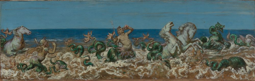 Hans Thoma - Tritonenzug