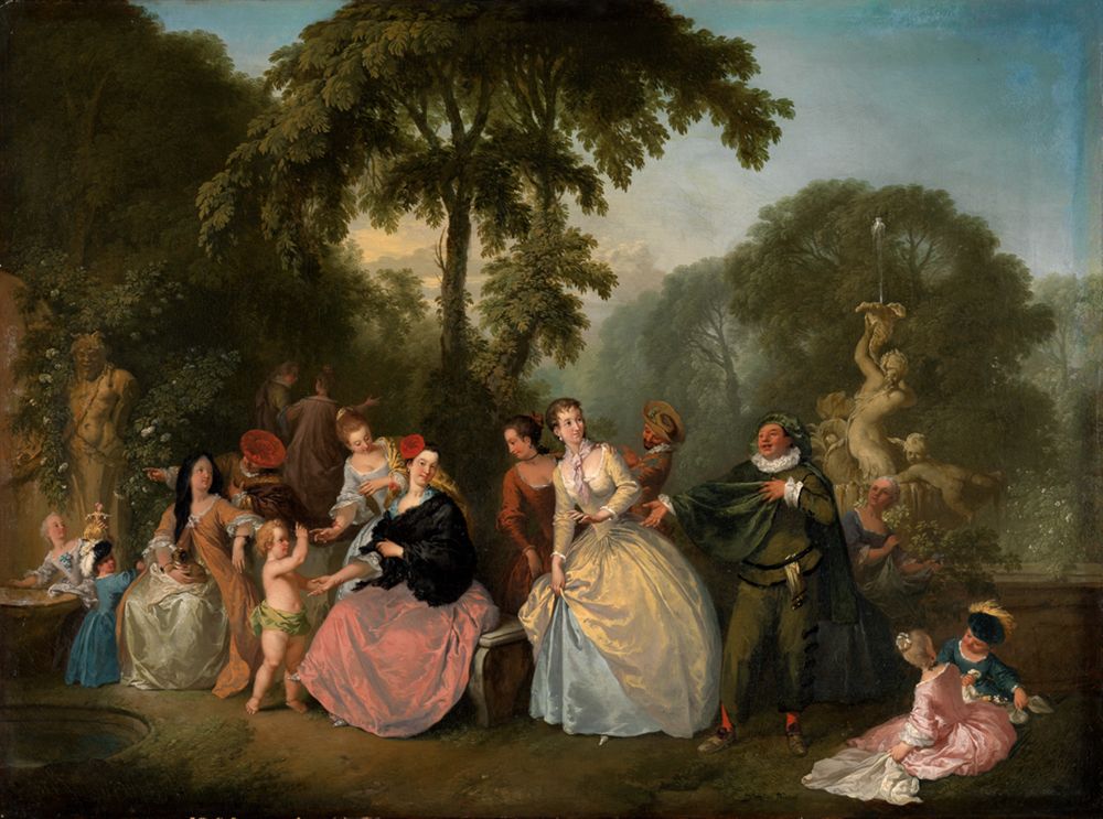 Christian Wilhelm Ernst Dietrich - Gesellschaft im Park