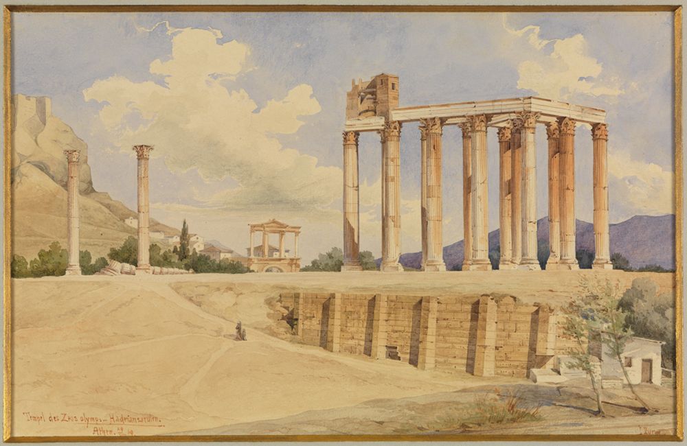 Josef Wilhelm Durm - Das Olympieion und die Hadriansarulen zu Athen