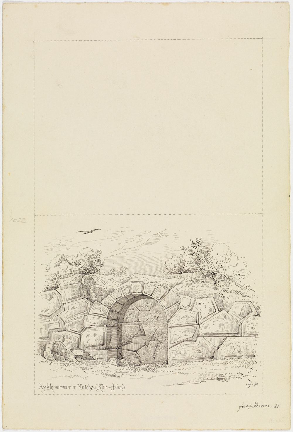 Josef Wilhelm Durm - Cyclopenmauer in Kuidos