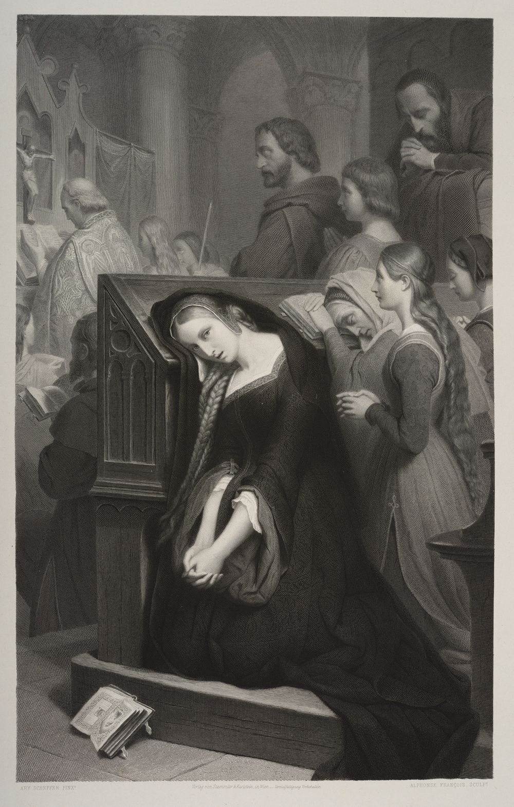 Alphonse François - Marguérite à lÉglise