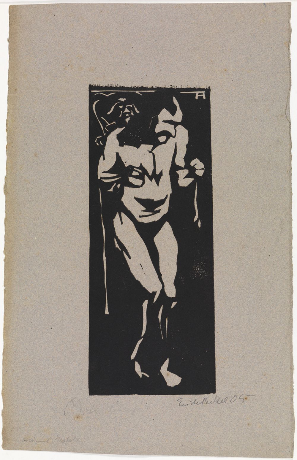 Erich Heckel - Männliches Modell