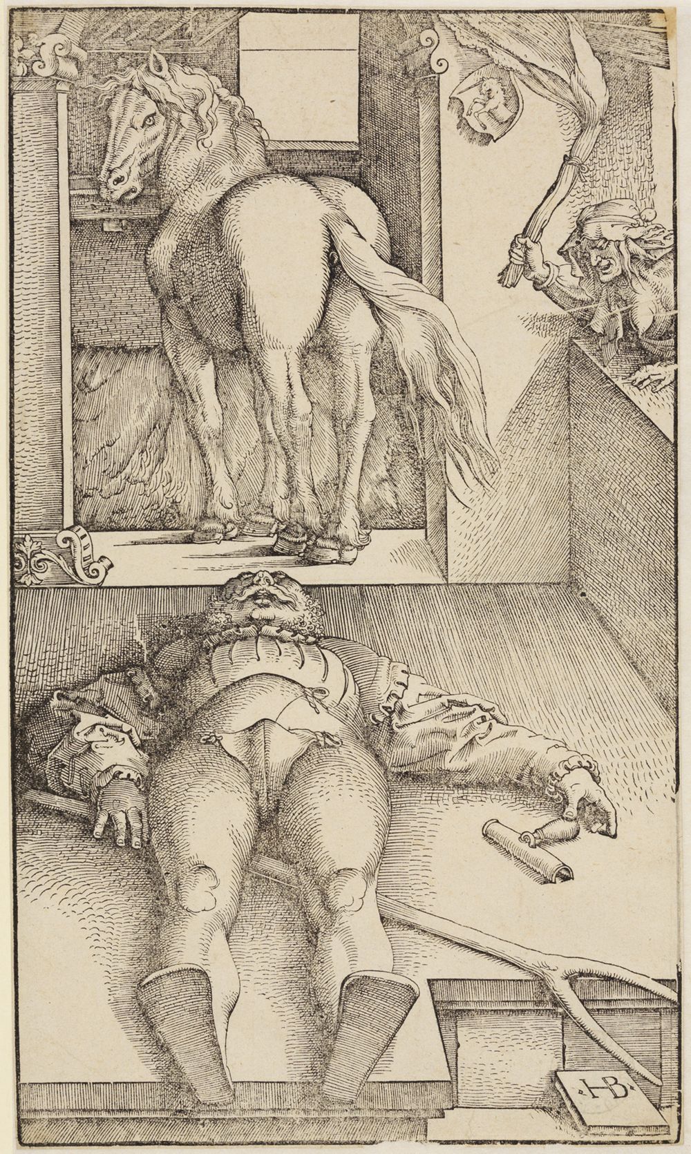 Hans Baldung - Der behexte Stallknecht