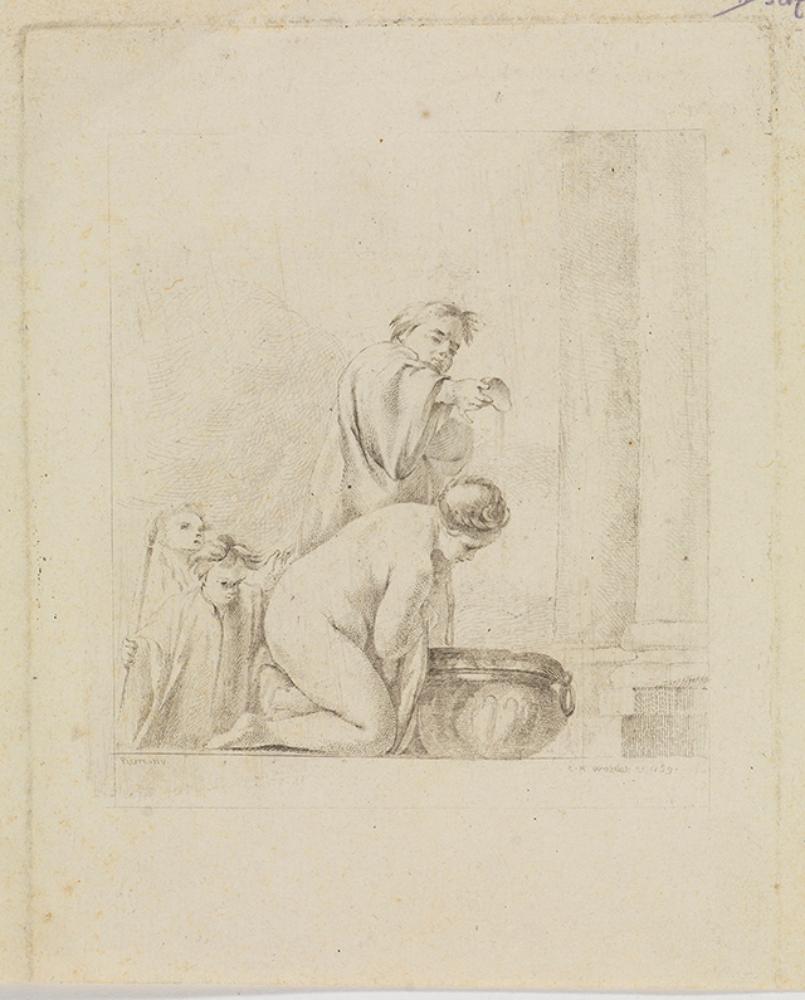 Claude Henri Watelet - Frau beim Bad (Taufe?)
