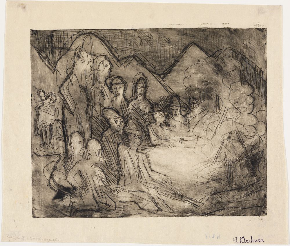 Ernst Ludwig Kirchner - Augustfeuer