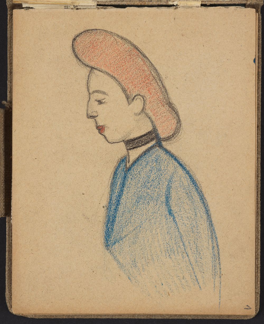 Alexander Kanoldt - Skizzenbuch: Köpfe, Figurenstudien