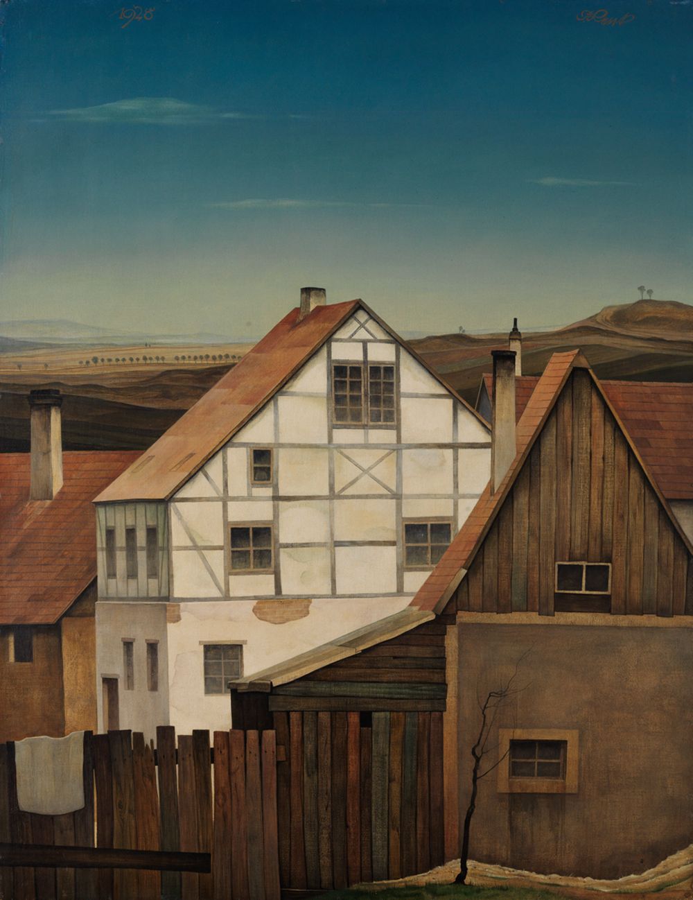 Franz Lenk - Erzgebirgshäuser