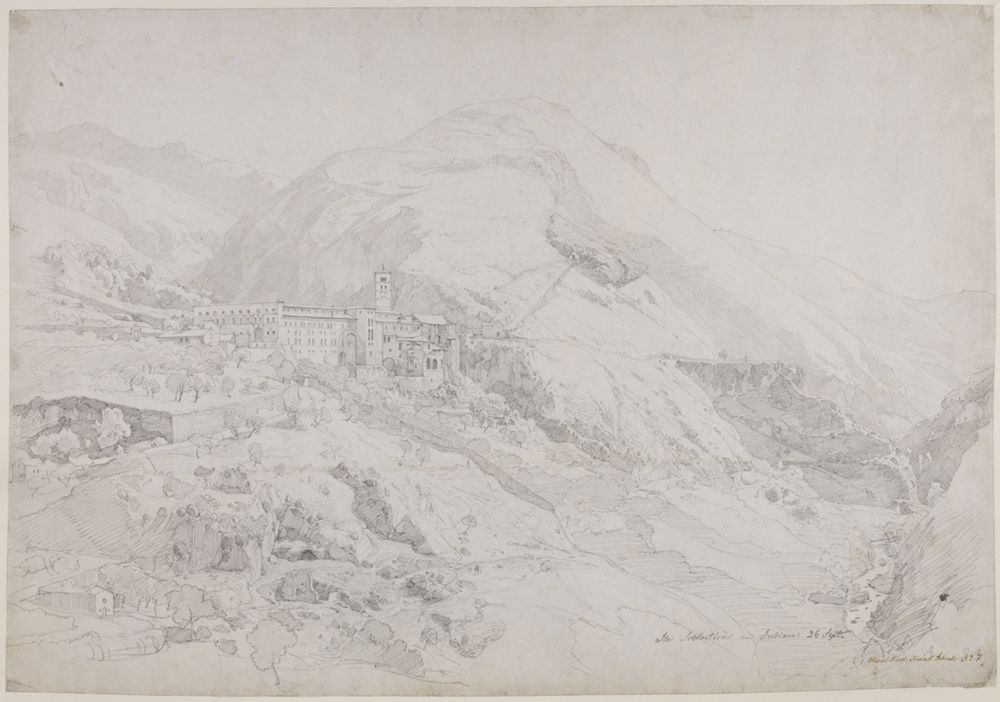 Johann Wilhelm Schirmer - Kloster Sta. Scholastica bei Subiaco