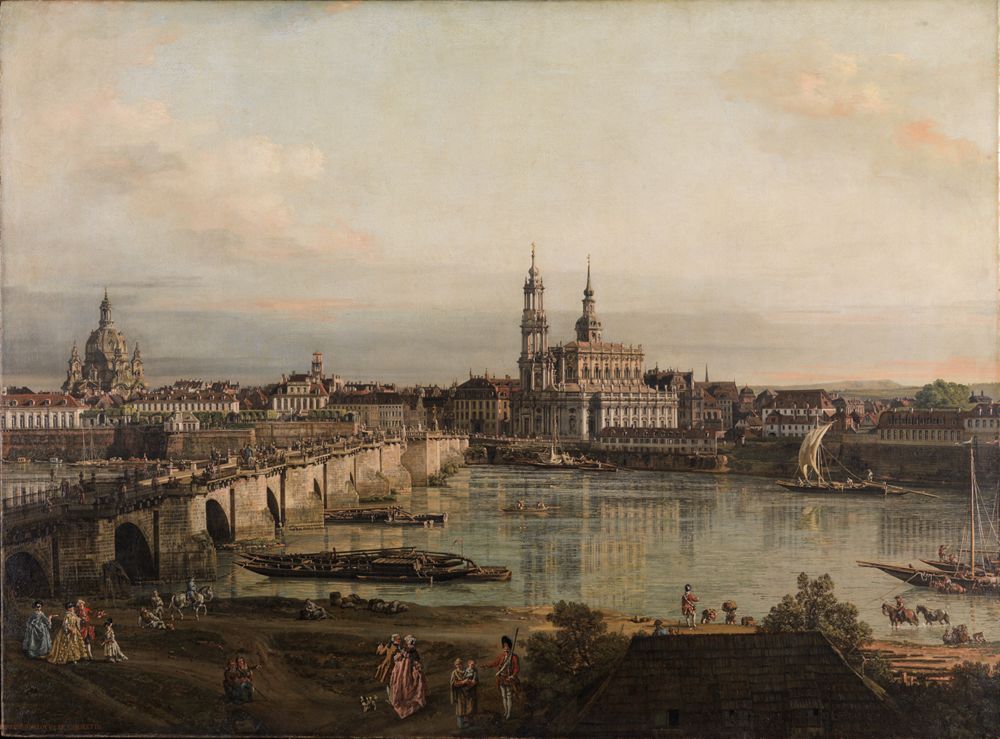 Bernardo Bellotto - Blick auf Dresden