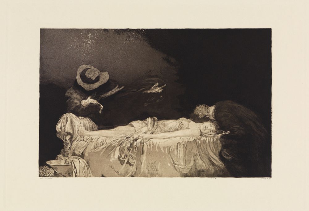 Max Klinger - Tod (Eine Liebe, Opus X, Blatt 10)