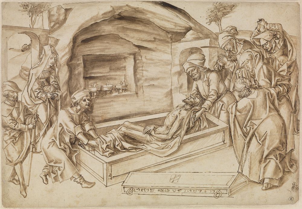 Meister von 1477 - Grablegung Christi