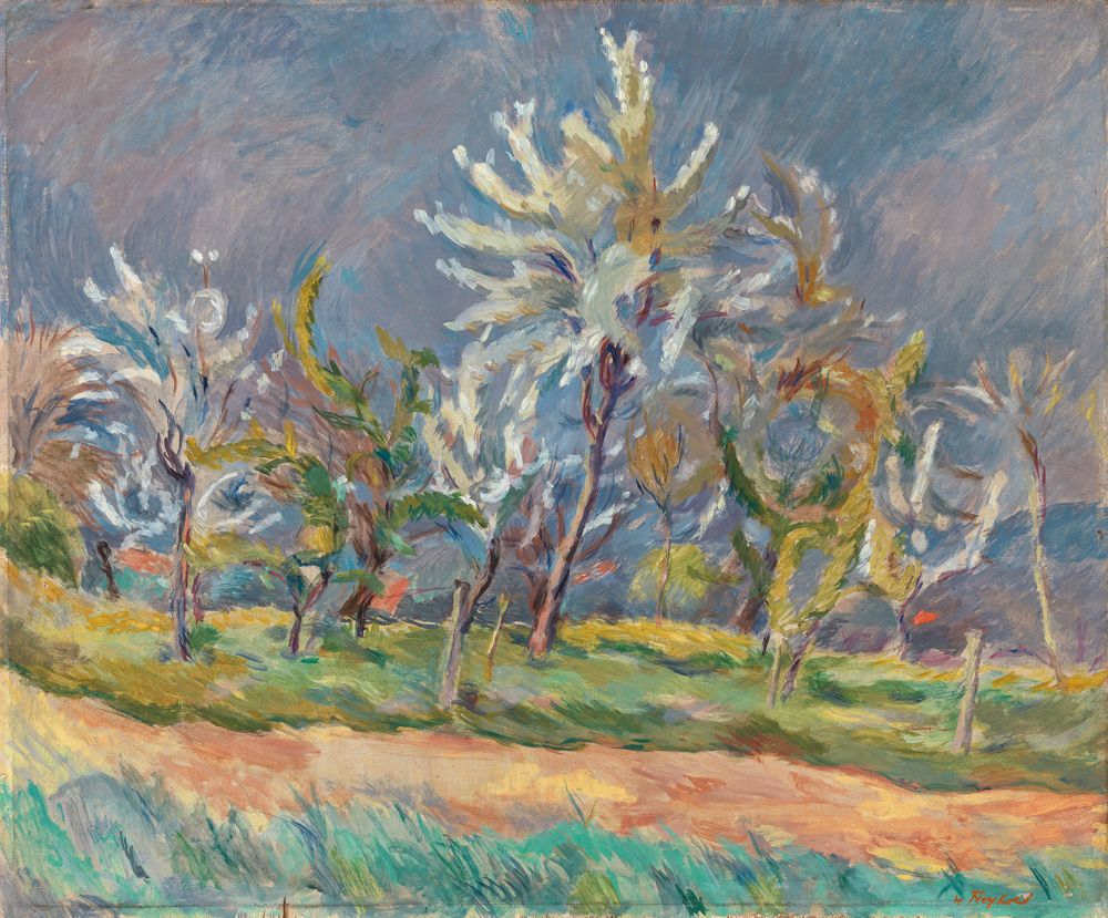 Edmund Conrad Ferdinand von Freyhold - Frühlingslandschaft
