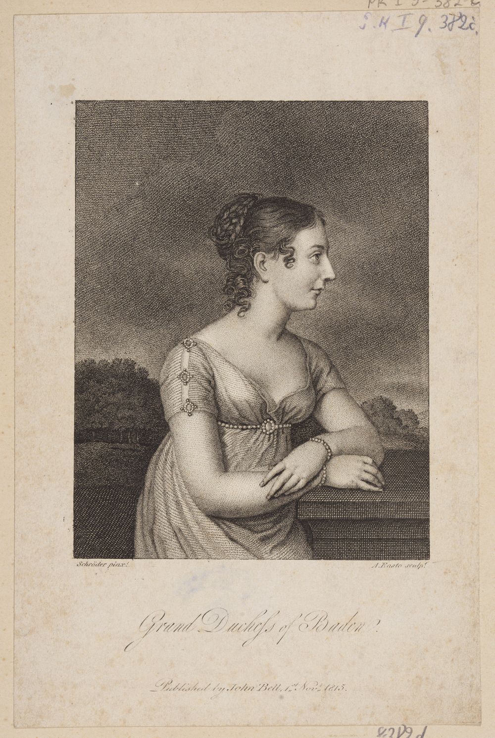 Abraham Easto - Stephanie, geb. Beauharnais, Grossherzogin von Baden (1789-1860)
