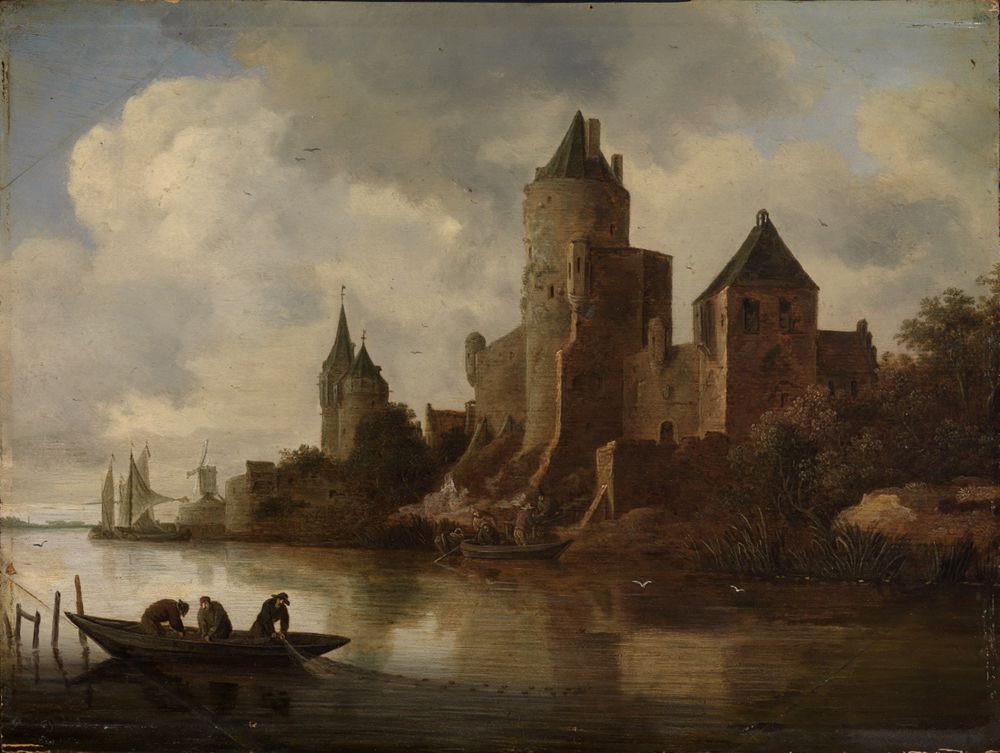 Frans de Hulst - Burg am Wasser