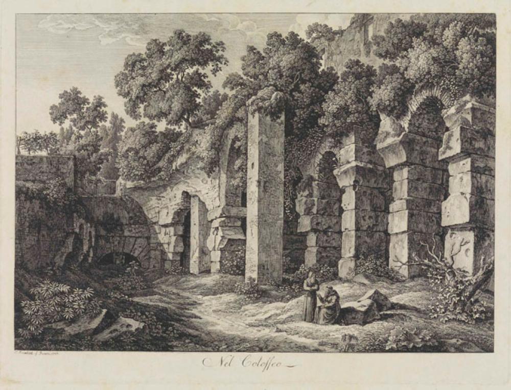 Johann Christian Reinhart - Nel Colosseo