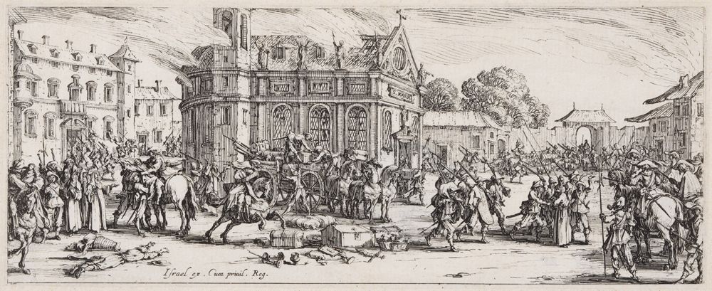 Jacques Callot - Verwüstung eines Klosters