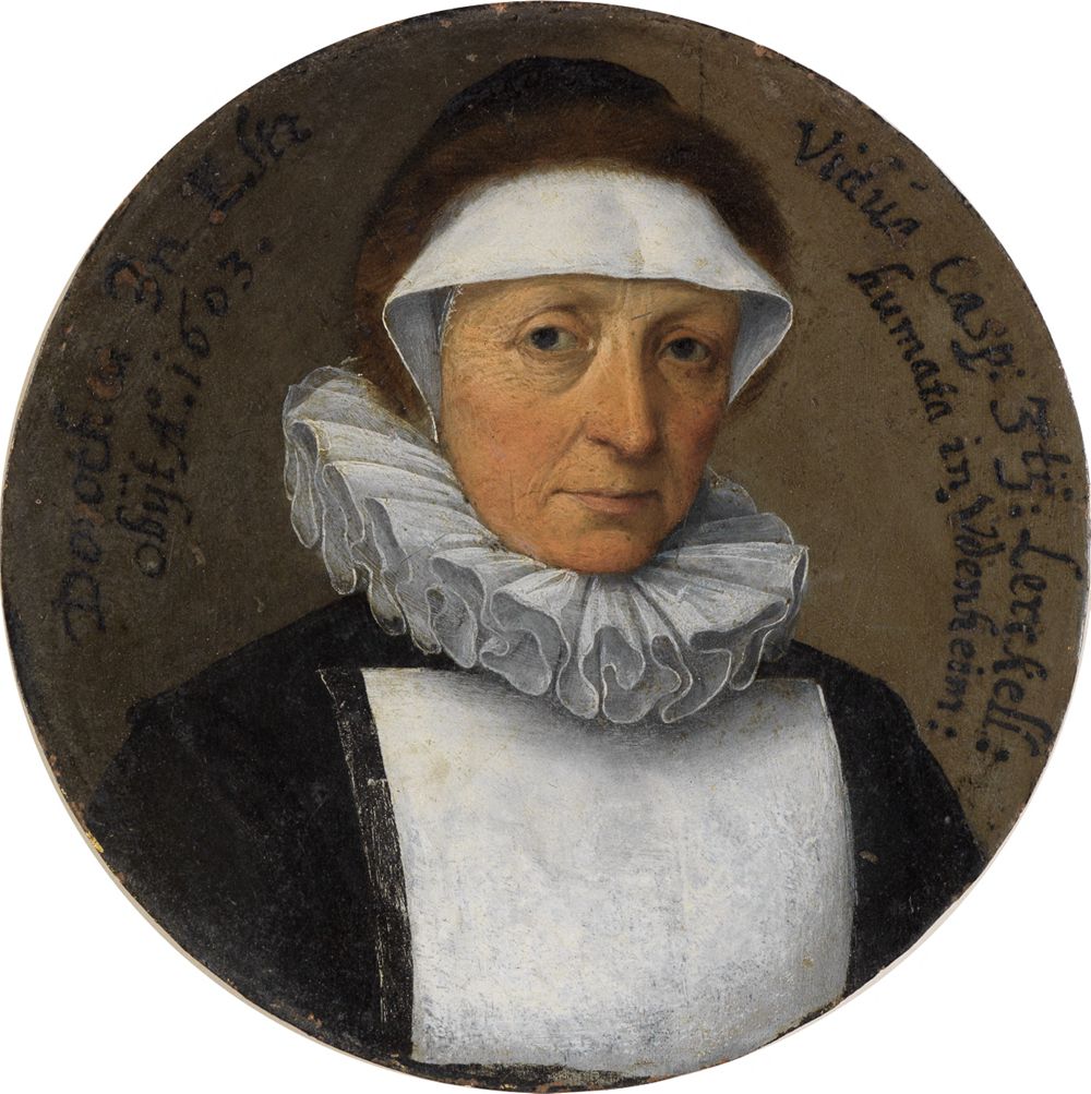Niederländischer Meister (?) - Bildnis der Dorothea von Lerch