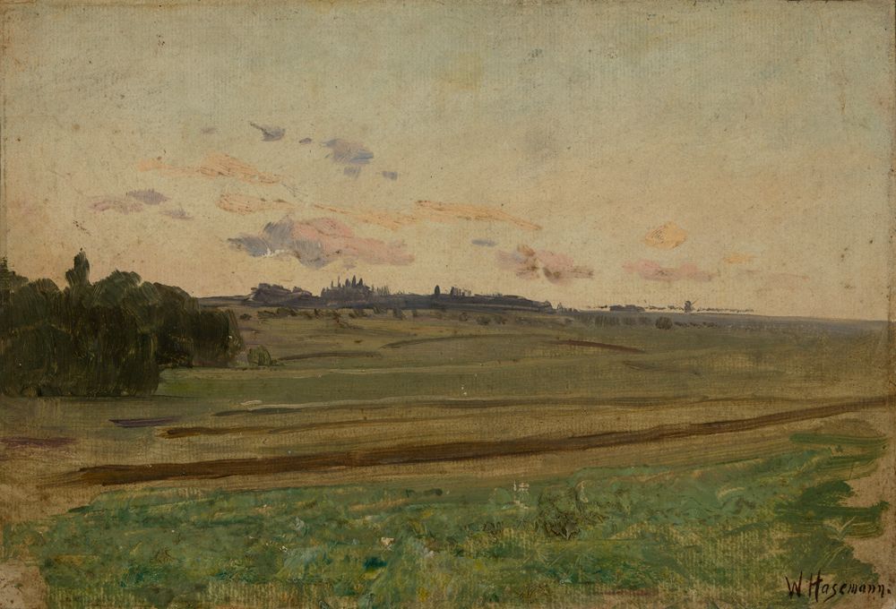 Wilhelm Gustav Friedrich Hasemann - Geländestudie