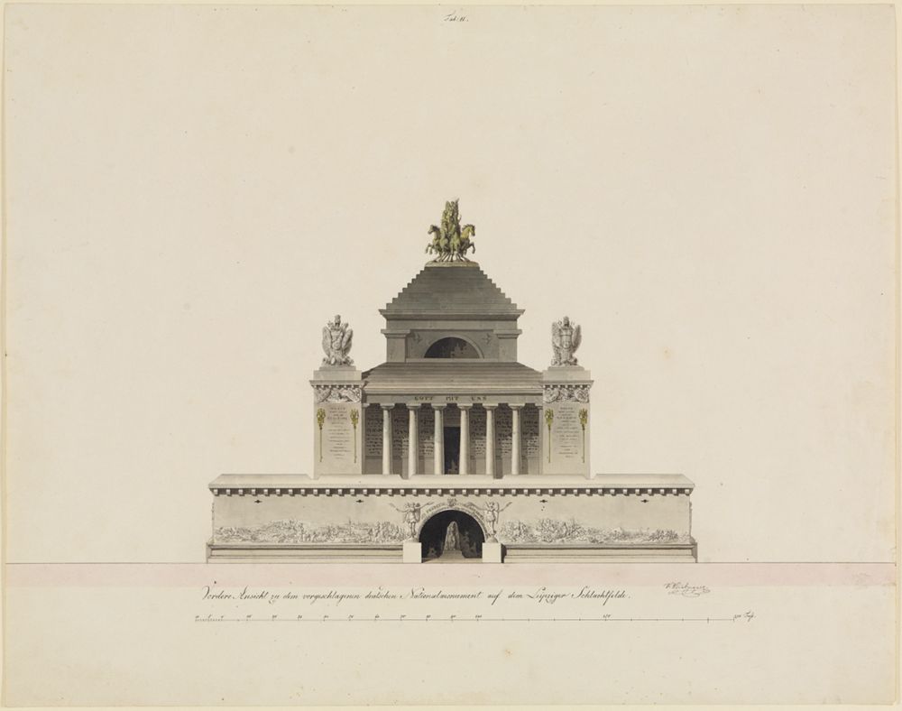Friedrich Weinbrenner (1766) - Nationaldenkmal in Leipzig