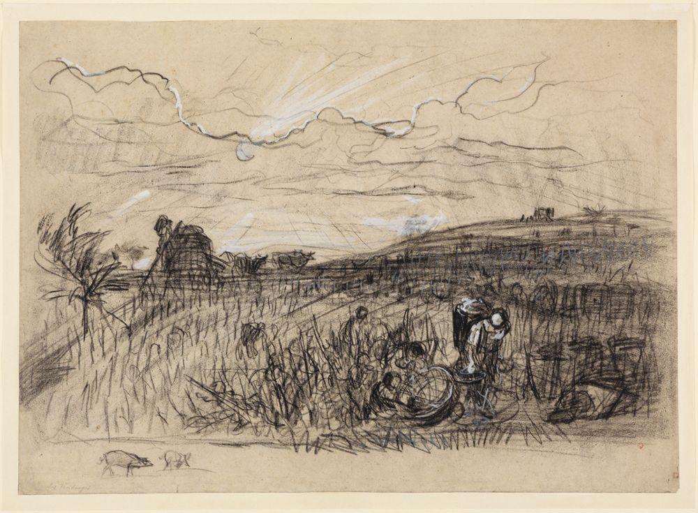 Charles-François Daubigny - Weinlese in Burgund