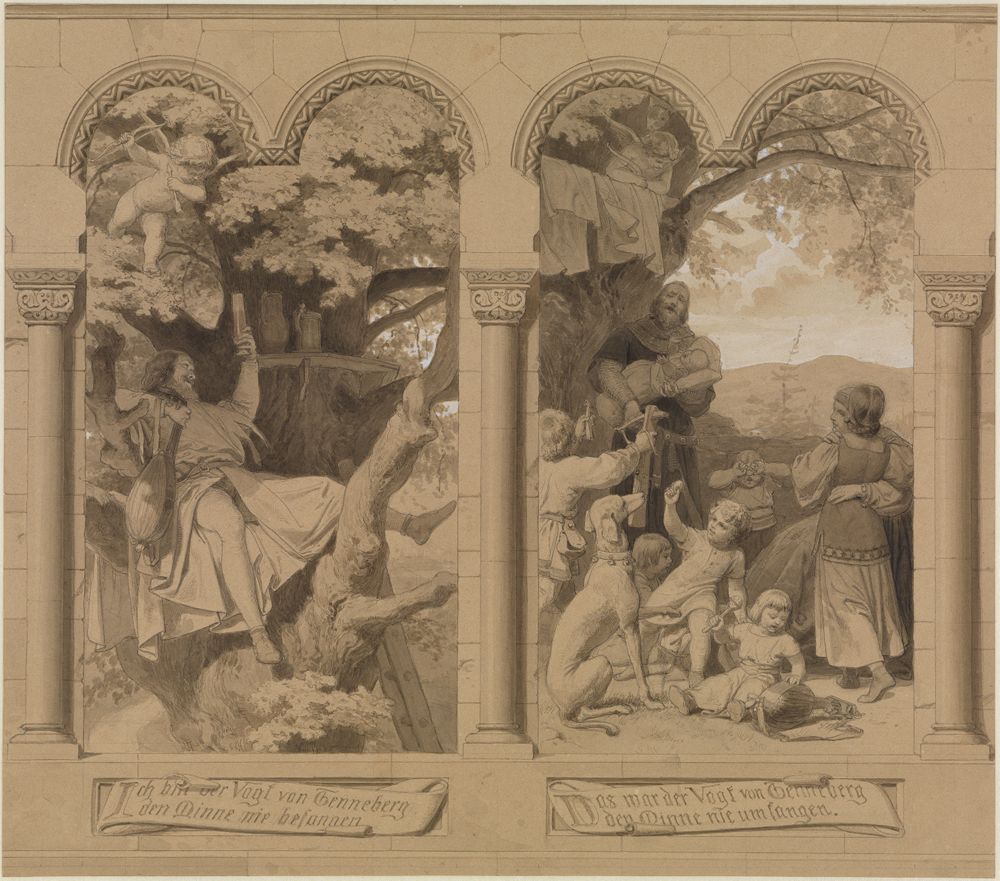 Anton von Werner - Der Vogt von Tenneberg (nach Scheffels Frau Aventiure)