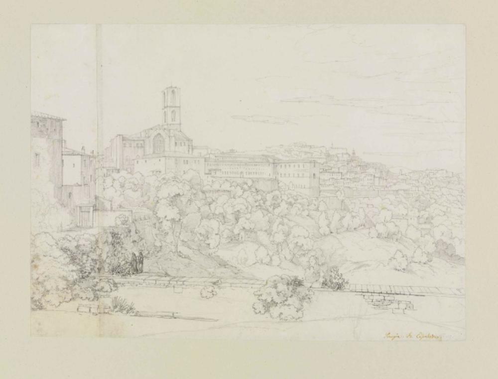 Friedrich Eisenlohr - Ansicht von Perugia