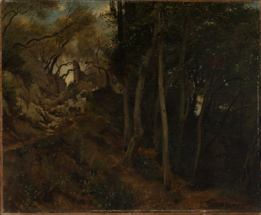 Albert Lang (1847) - Landschaft bei Lerici
