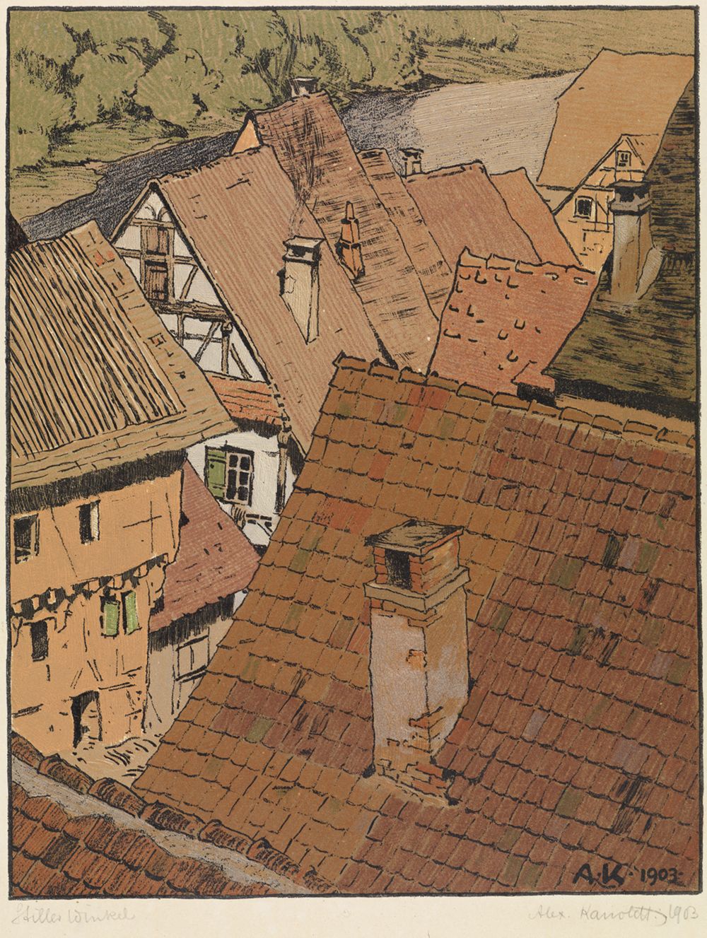 Alexander Kanoldt - Stiller Winkel