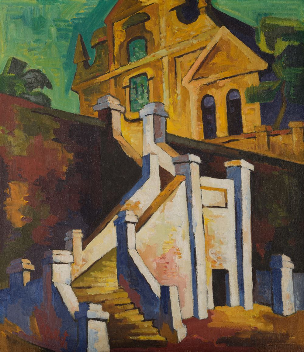 Karl Schmidt-Rottluff - Die weisse Treppe