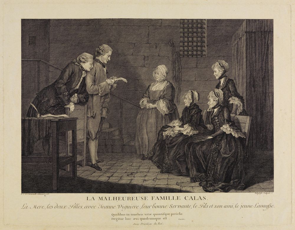 Jean-Baptiste-Joseph Delafosse - La Malheureuse Famille Calas