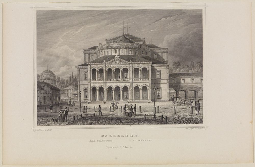 Johann Gabriel Friedrich Poppel - Karlsruher Hoftheater