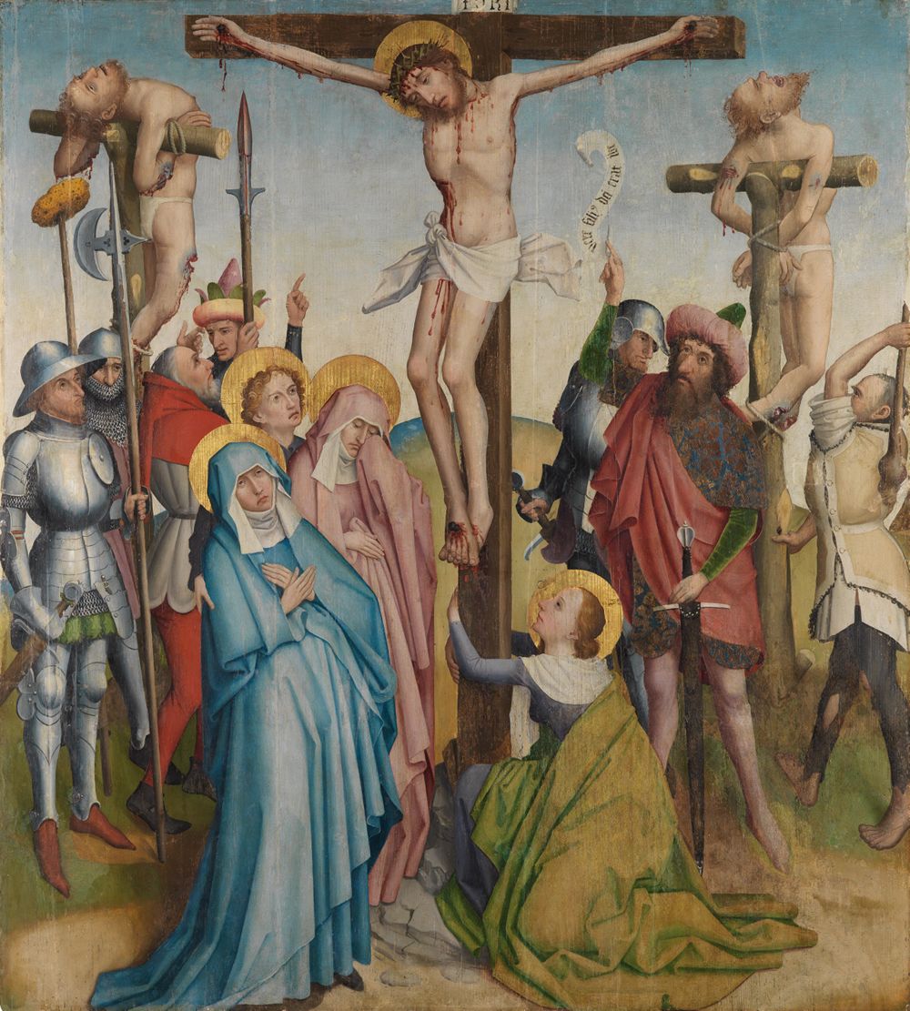 Meister der Sterzinger Altarflügel - Kreuzigung Christi