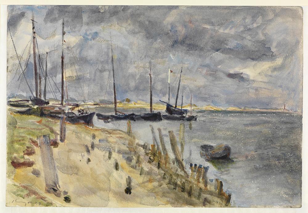 Max Slevogt - Hafen von Norderney