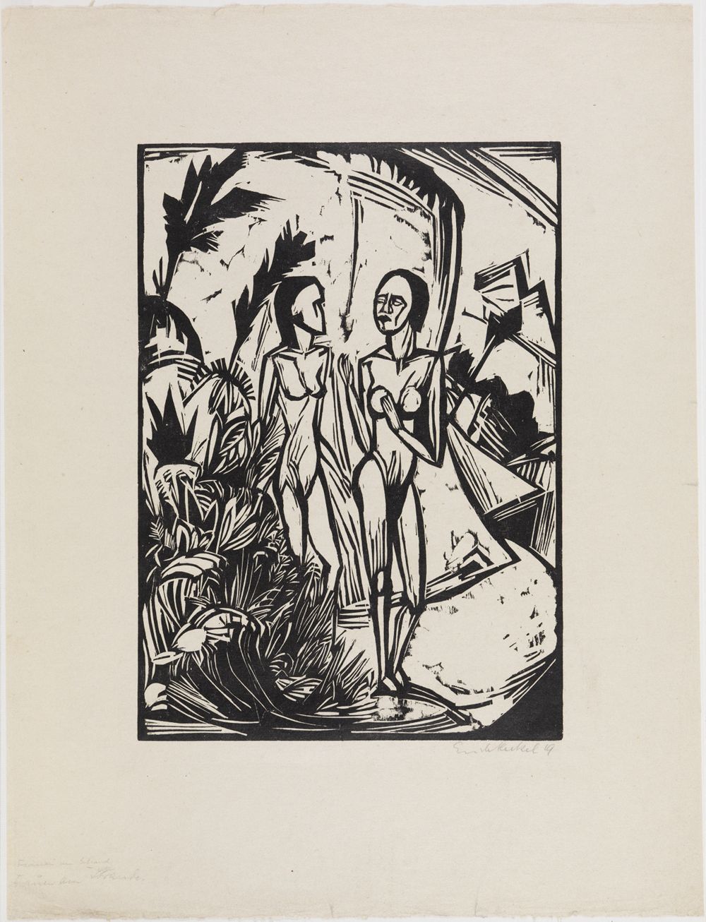 Erich Heckel - Frauen am Strand