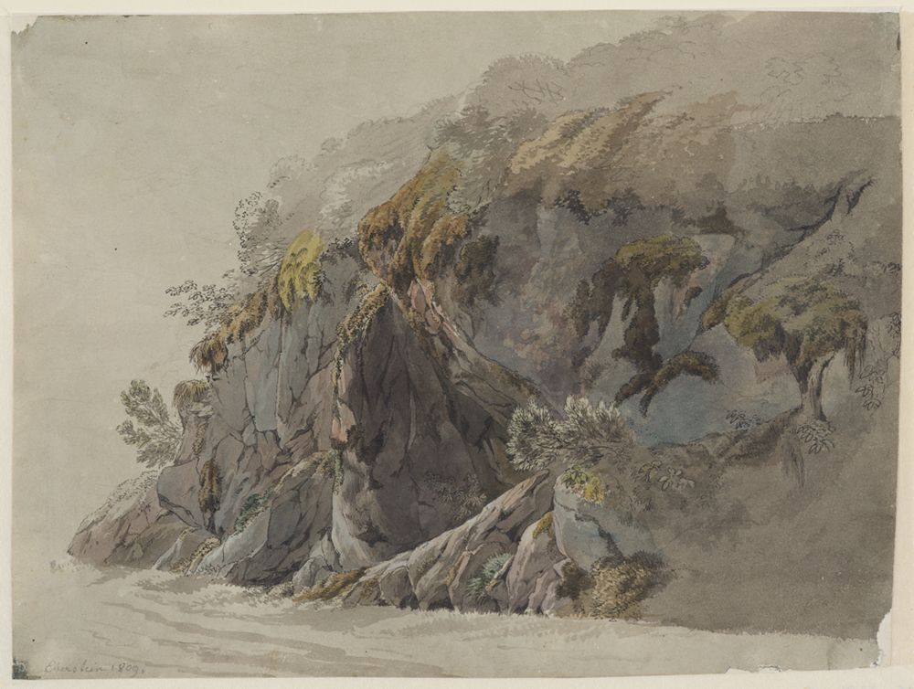 Carl Ludwig Frommel - Felshang bei Eberstein