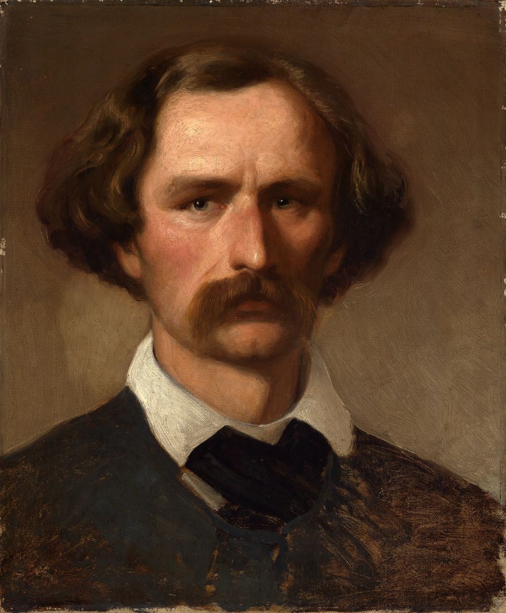 Emanuel Gottlieb Leutze - Bildnis des Malers Carl Friedrich Lessing