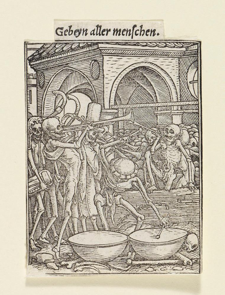 Hans Holbein (1497) - Gebein aller Menschen (Totentanz)