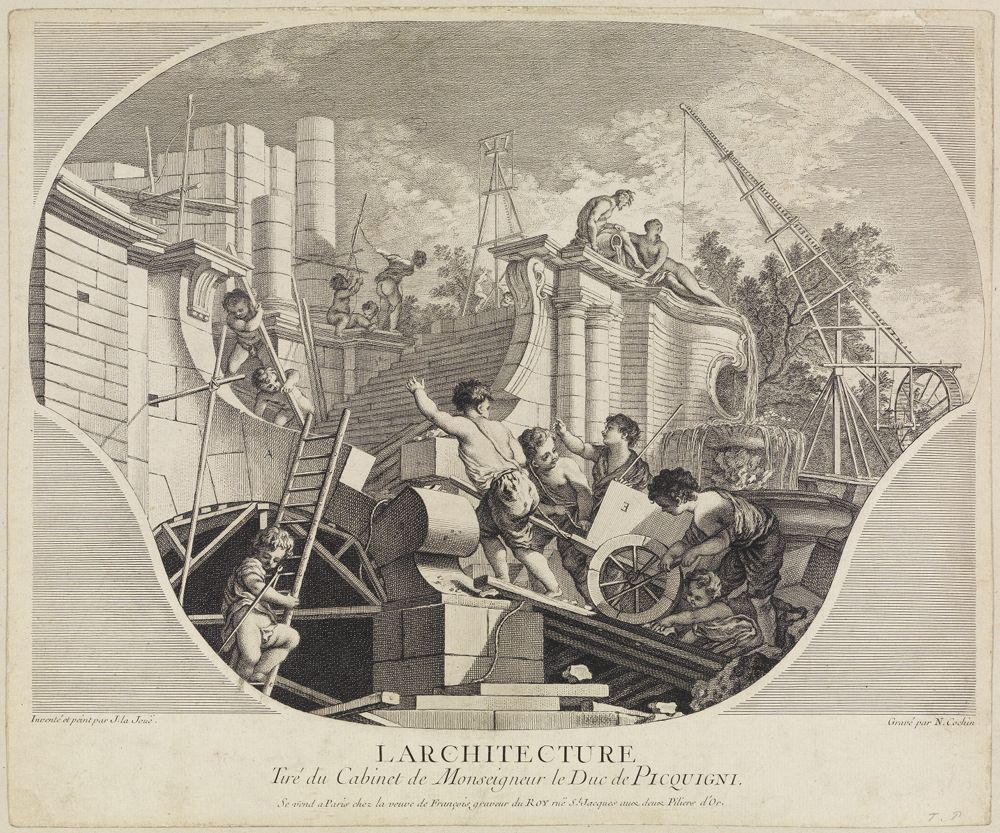 Charles Nicolas Cochin (1688) - Die Architektur