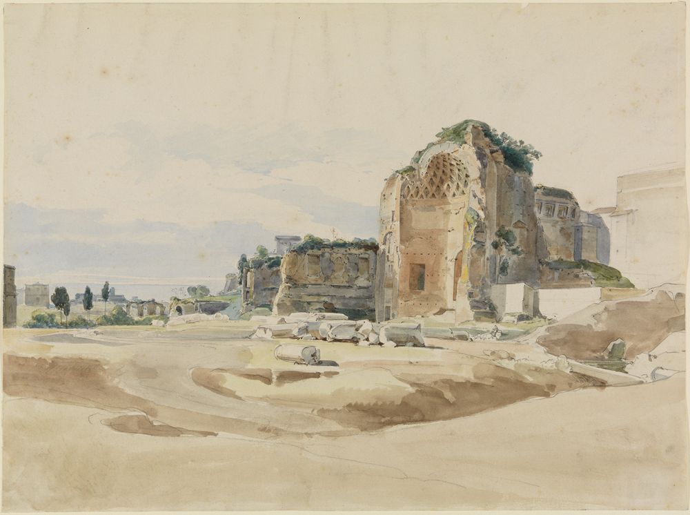 Ernst Fries - Tempel der Venus und Roma in Rom
