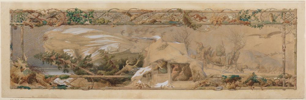 Adolf Schrödter - Jahreszeitenzyklus: Der Winter